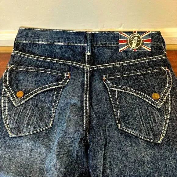 Monarchy Collection Premium Denim 32/34 straight Jeans Men Blue, NWT